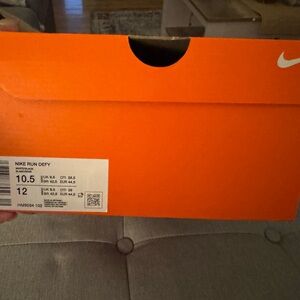 Nike Orange Shoe Box with Logo
